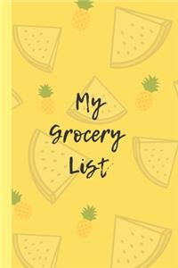 My Grocery List
