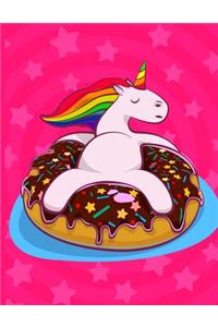Unicorn Donut Notebook