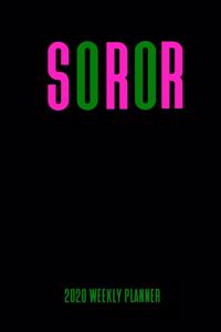 Soror 2020 Weekly Planner