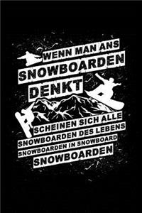 An Snowboarden denken