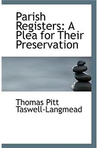 Parish Registers