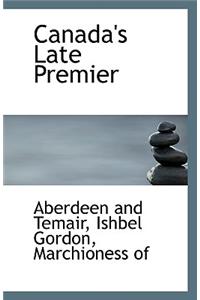 Canada's Late Premier