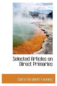 Selected Articles on Direct Primaries