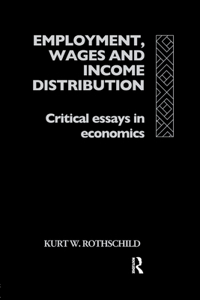 Employment, Wages and Income Distribution