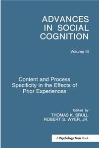 Content and Process Specificity in the Effects of Prior Experiences