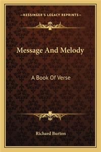 Message and Melody