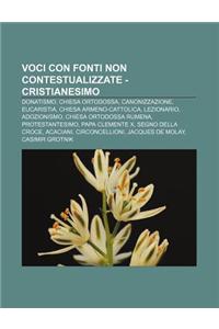 Voci Con Fonti Non Contestualizzate - Cristianesimo