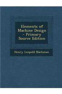 Elements of Machine Design
