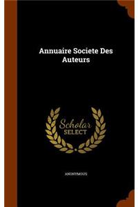 Annuaire Societe Des Auteurs