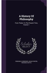 History Of Philosophy