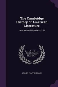 Cambridge History of American Literature