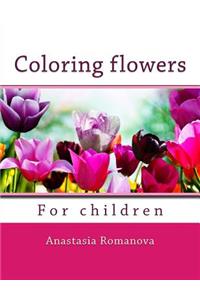 Coloring flowers