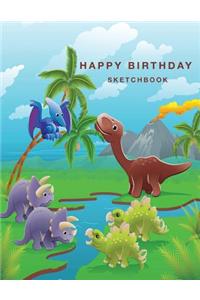 Happy Birthday Sketchbook