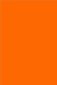 Journal Safety Orange Color