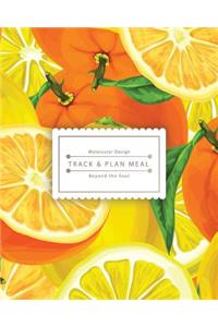 Track & Plan Meal Beyond the Soul: Beautiful Weekly Menu Planner (Size 8x10 Inches)