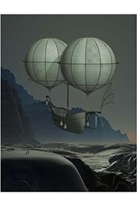 Vintage Hot Air Balloon Composition Book