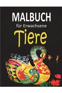 Malbuch für Erwachsene - Tiere