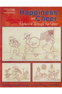 Happiness and Cheer Redwork Through the Year