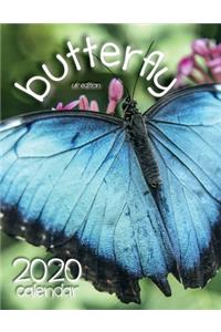 Butterfly 2020 Calendar (UK Edition)