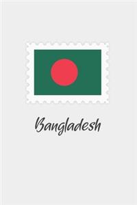 Bangladesh flag minimalist notebook