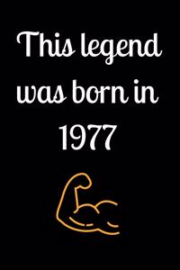 This legend was born in 1977