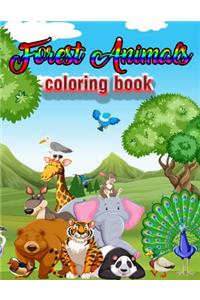 Forest Animals coloring book
