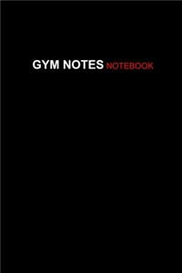 Gym Notes Notebook