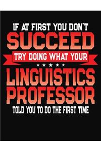 If At First You Don't Succeed Try Doing What Your Linguistics Professor Told You To Do The First Time