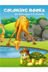 Coloring Books For Kids Ages 4-8 Animals