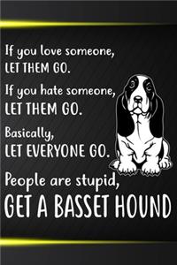 Get A Basset Notebook Journal