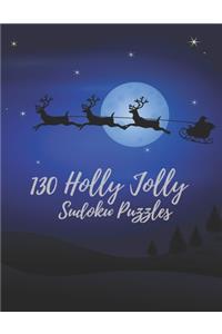 130 Holly Jolly Sudoku Books!: Intermediate Edition