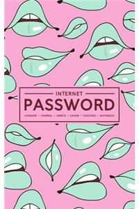 Internet Password Logbook - Journal - Libreta - Cahier - Taccuino - Notizbuch