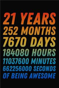 21 Years Of Being Awesome