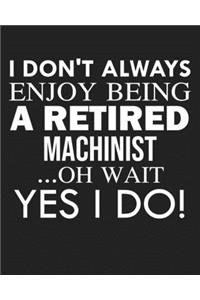 I don't always enjoy being a retired Machinist ... oh wait YES I DO!