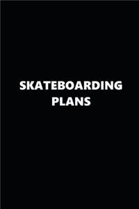 2020 Daily Planner Sports Theme Skateboarding Plans Black White 388 Pages