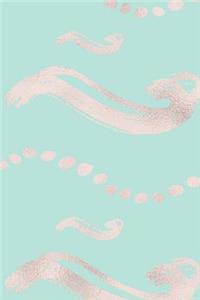 Cute Pattern Rose Gold Sketchbook 6