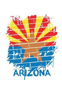 Graffiti Arizona State Flag Journal