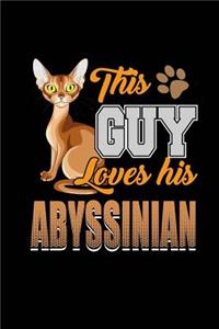 This Guy Loves His Abyssinian