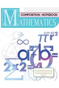 Quad ruled graph 4x4 inch COMPOSITION NOTEBOOK