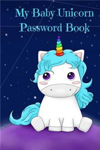 My Baby Unicorn Password Book