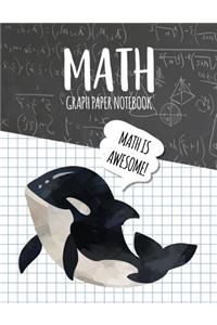 Math Graph Paper Notebook