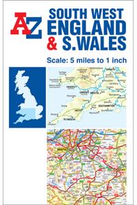 South West England & South Wales Road Map