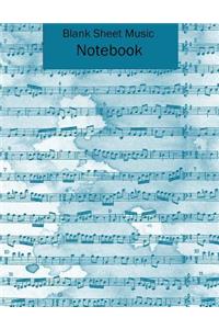 Blank Sheet Music Notebook