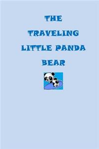 traveling little panda bear