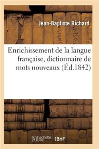 Enrichissement de la Langue Française Matières Professées À l'École Impériale Spéciale Militaire