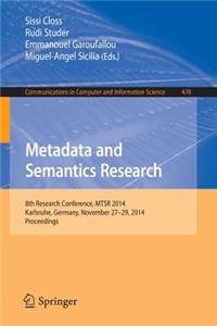 Metadata and Semantics Research