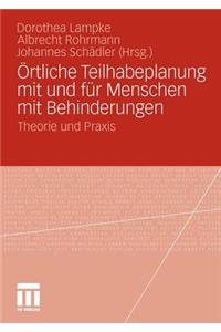 Örtliche Teilhabeplanung Mit Und Für Menschen Mit Behinderungen