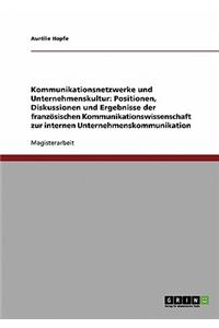 Kommunikationsnetzwerke und Unternehmenskultur