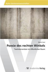 Poesie des rechten Winkels