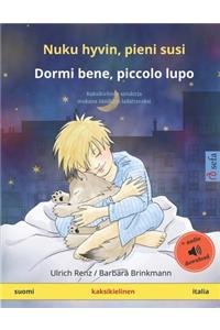 Nuku hyvin, pieni susi - Dormi bene, piccolo lupo (suomi - italia)